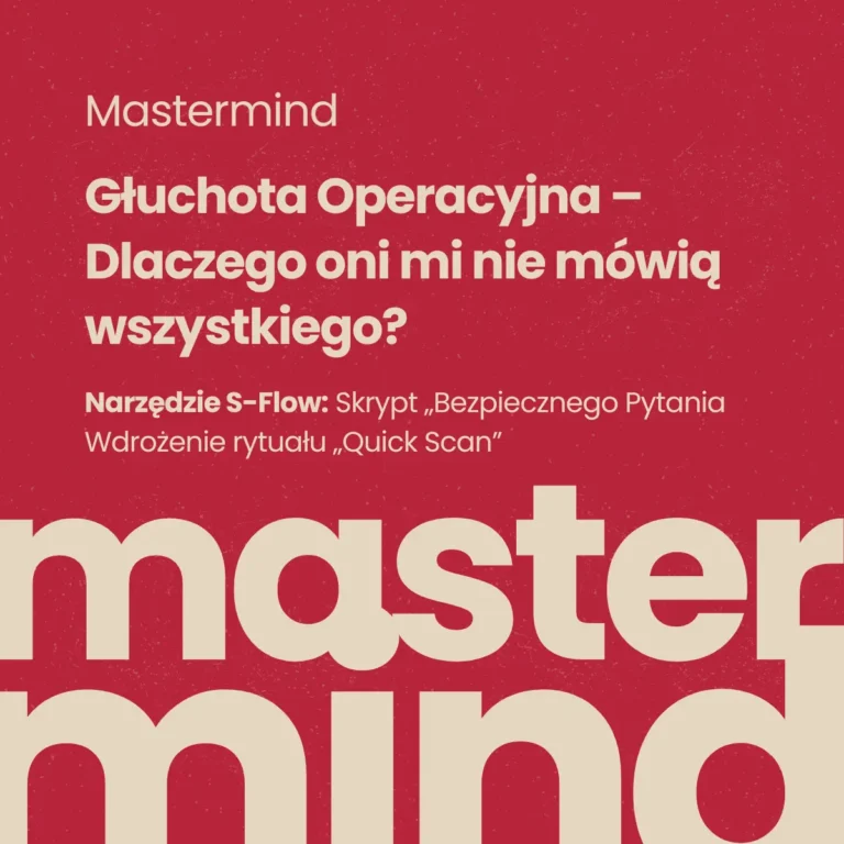 Mastermind Głuchota operacyjna, rozwój biznesu SheCan